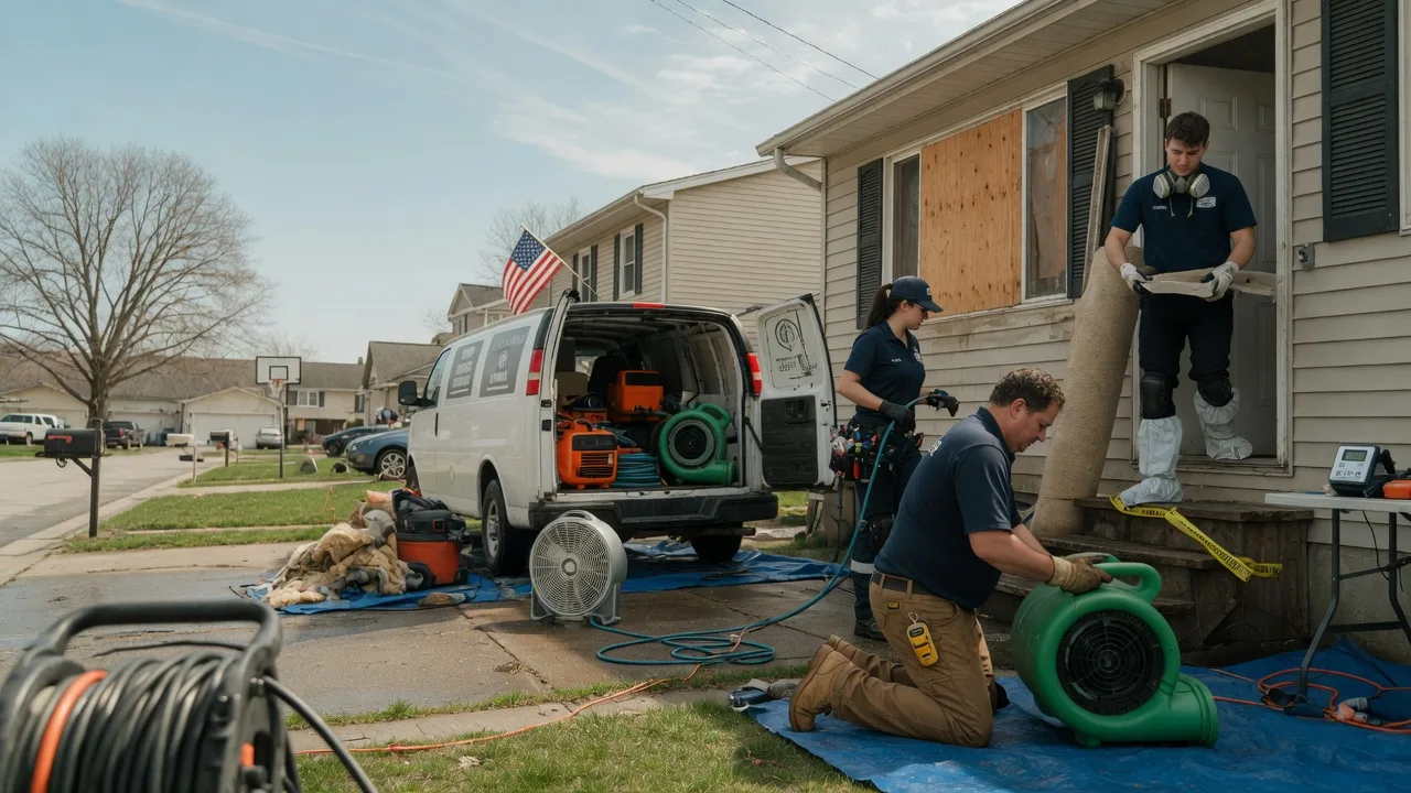 Water Damage Restoration in Chenoa, IL near me